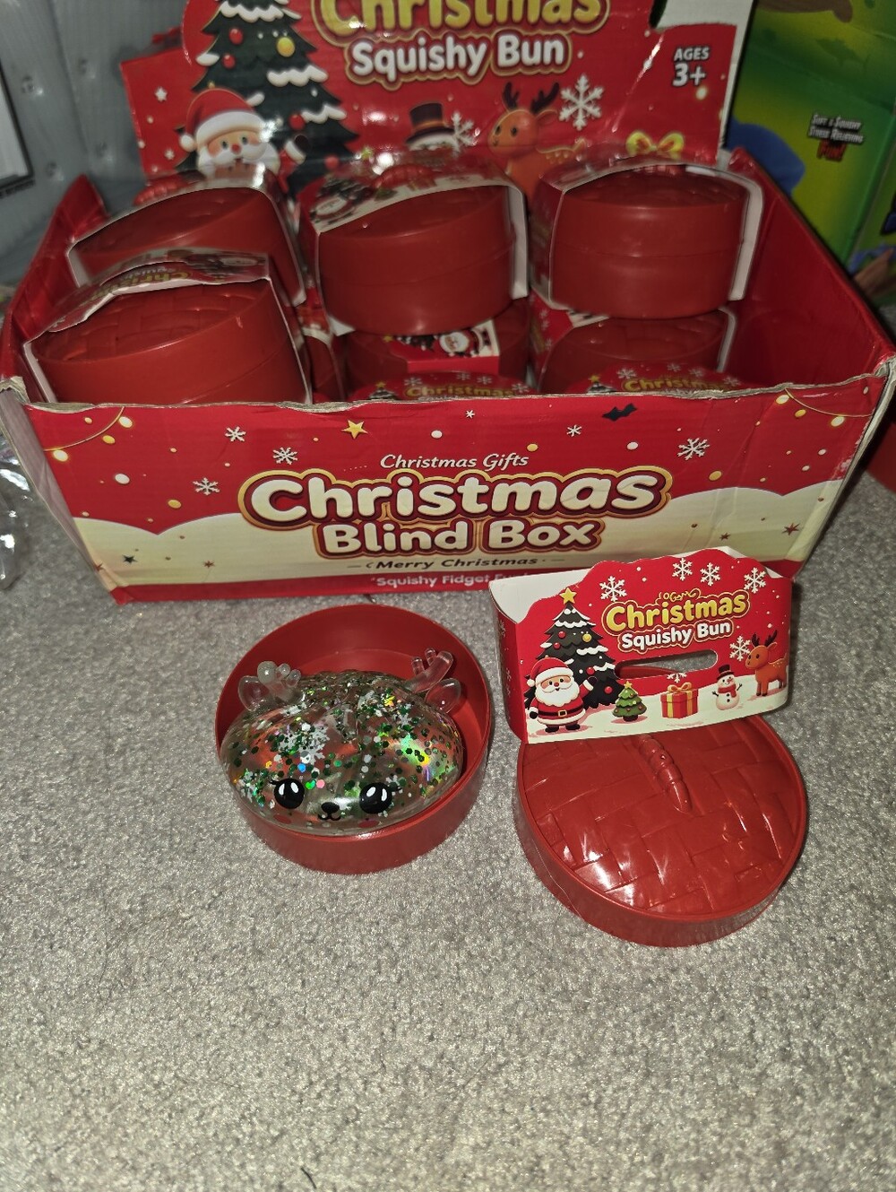 Christmas Reindeer Sugar Squishy